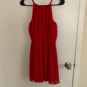 Red dress